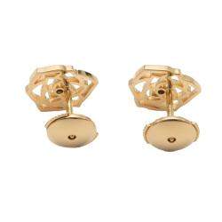 Pre Owned Piaget Rose Gold Diamond Flower Earrings