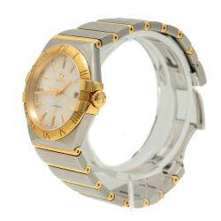 Omega Silver Dial Constellation Steel & Yellow Gold Watch 35MM