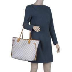 Pre Owned حقيبة يد لوي فيتون دامير أزور نيفرفول MM