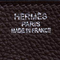 Hermes Cacao Togo Leather Palladium Hardware Birkin 35 Bag
