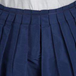 Miu Miu Blue Pleated Skirt M