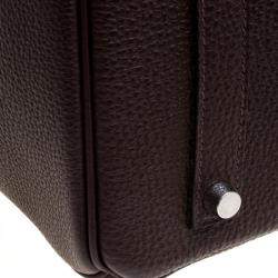 Hermes Cacao Togo Leather Palladium Hardware Birkin 35 Bag