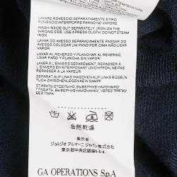 Armani Junior Navy Blue Jersey Button Front Cardigan 2 Yrs