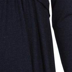 Armani Junior Charcoal Grey Turtleneck Long Sleeve Knit Dress 6 Yrs
