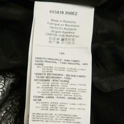 Pre Owned فستان أرماني جونيور فضي جاكار فراشة قصير 16 سنة