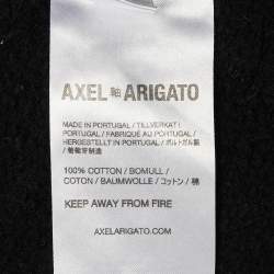 Pre Owned Axel Arigato Kids Black Bird Embroidered Cotton Hoodie Size 8-10 yrs