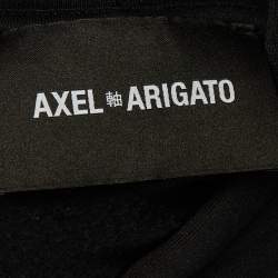 Pre Owned Axel Arigato Kids Black Bird Embroidered Cotton Hoodie Size 8-10 yrs