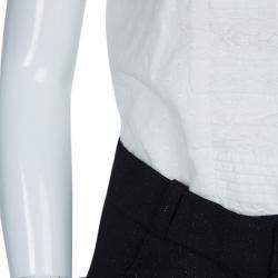 Pre Owned Baby Dior Black Sequinned Bow Detail Shorts 8 Yrs