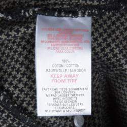 Pre Owned Baby Dior Brown Houndstooth Paneled Pants 8 Yrs