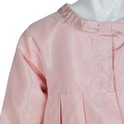 Pre Owned Baby Dior Rose Pink Silk Dress Coat 12 Yrs