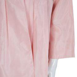 Pre Owned Baby Dior Rose Pink Silk Dress Coat 12 Yrs