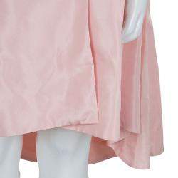Pre Owned Baby Dior Rose Pink Silk Dress Coat 12 Yrs