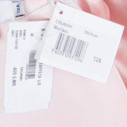 Pre Owned Baby Dior Rose Pink Silk Dress Coat 12 Yrs