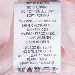 Pre Owned Baby Dior Rose Pink Silk Dress Coat 12 Yrs