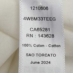 Baby Dior Blue/White Heart Print Cotton Top and Pants Set 9M