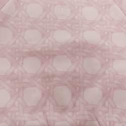 Baby Dior Pink Hexagon Weave Basket Print Cotton Track Set 12M 