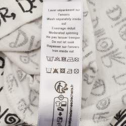 Baby Dior White Logo Print Cotton Polo T-Shirt 12 M