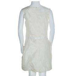 Baby Dior Cream Silk Pocket Detail Sleeveless Dress 10 Yrs