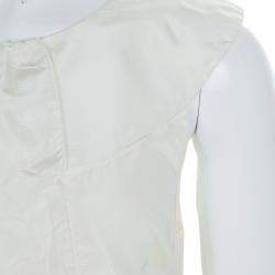 Baby Dior Cream Silk Pocket Detail Sleeveless Dress 10 Yrs