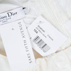 Baby Dior Cream Silk Pocket Detail Sleeveless Dress 10 Yrs