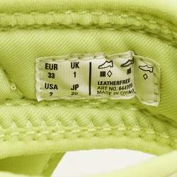 Pre Owned صندل حزام خلفي بالنسياجا تراك مطاط جلد صناعي أزرق مقاس 39