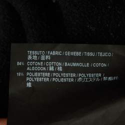 Pre Owned Balenciaga Kids Black Logo Print Cotton Hoodie Size 10 Yrs