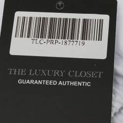 Pre Owned Balmain Kids White Polka Dots Gillter Cotton and Tulle Set 9M