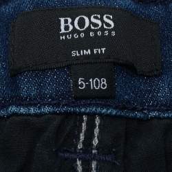 Pre Owned Boss By Hugo Boss Kids Navy Blue Denim Skinny Jeans 5 Yrs 21"