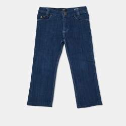Pre Owned Boss By Hugo Boss Kids Navy Blue Denim Skinny Jeans 5 Yrs 21"