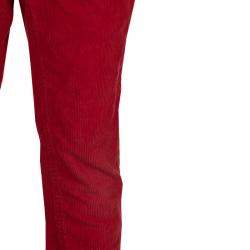 Burberry Children Red Corduroy Trousers 6 Yrs