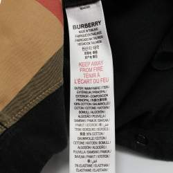 Pre Owned Burberry Children Black Half Check Print Cotton Lennox Romer 6 Months