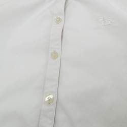 Pre Owned Burberry Children White Cotton Shirt 8 Yrs