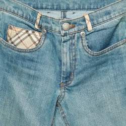 Burberry London Kids Blue Denim Kirat Jeans 6 Yrs