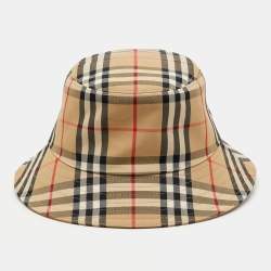 Burberry Beige Vintage Check Bucket Hat 8-12Y