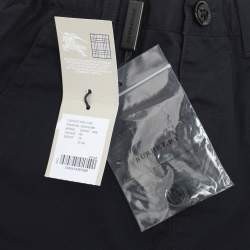 Pre Owned Burberry Kids Multicolor Striped Wool Knit and Cotton Hooded Sweatshirt and Pant Set 2 Yrs