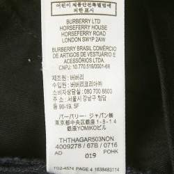 Pre Owned Burberry Children Navy Blue Cotton Shorts 10 Yrs
