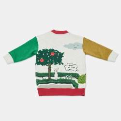 Pre Owned Burberry Kids Multicolor Printed Cotton Sweatshirt 12M