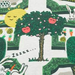 Pre Owned Burberry Kids Multicolor Printed Cotton Sweatshirt 12M