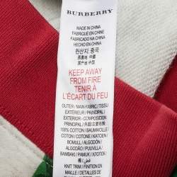 Pre Owned Burberry Kids Multicolor Printed Cotton Sweatshirt 12M