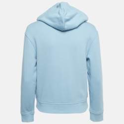 Pre Owned Burberry Kids Blue Cotton Zip-Up Hoodie 12Yrs