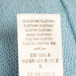 Pre Owned Burberry Kids Blue Cotton Zip-Up Hoodie 12Yrs