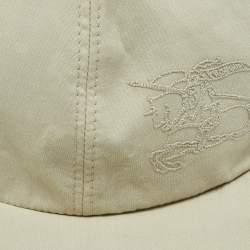 Pre Owned قبعة بيسبول قطنية قابلة للعكس بلون بيج للأطفال من بربري حجم 4-6 سنوات