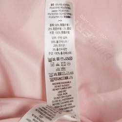 Burberry Pink Gabardine Pleated Skirt 4 Yrs