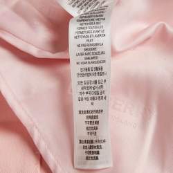 Burberry Pink Gabardine Pleated Skirt 4 Yrs