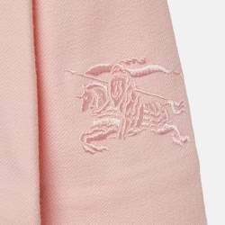 Burberry Pink Gabardine Pleated Skirt 4 Yrs