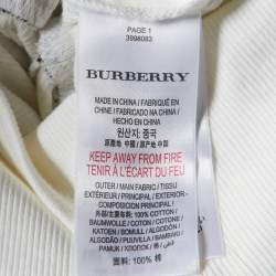 Pre Owned Burberry Children Beige Nova Check Cotton Dress 6M