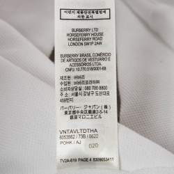 Burberry Kids Vintage Cotton Pique Check Trimmed Pintuck Dress 3 Yrs 