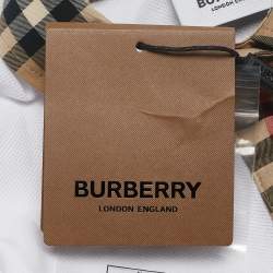 Burberry Kids Cotton Piqué Vintage Pleated Dress 6 Yrs