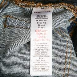 Burberry Children Blue Washed Denim Skinny Jeans 8 Yrs Waist 22"