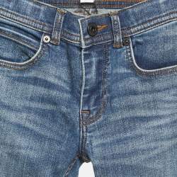 Burberry Children Blue Washed Denim Skinny Jeans 8 Yrs Waist 22"